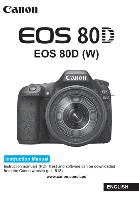 canon 80d specs|canon 80d instruction manual.